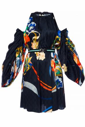 Floral motif dress, zdjęcie 1 Floral motif dress od Fendi